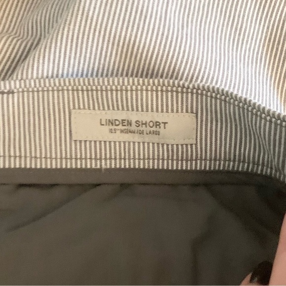 NWT Goodfellows size 36 cotton pinstripe flat front shorts - Picture 12 of 14